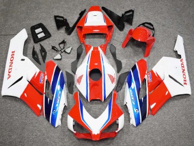 2004-2005 Honda CBR1000RR Motorcycle Fairing - White Red Blue HRC Canada Websites