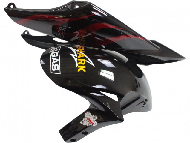2006-2007 Honda CBR1000RR Motorcycle Fairings - Glossy Black Yellow Red Flame Canada Websites