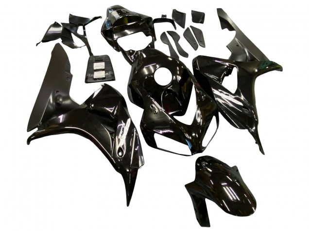 2006-2007 Honda CBR1000RR Motorcycle Fairings - Glossy Black Matte Black Canada Websites