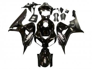 2006-2007 Honda CBR1000RR Motorcycle Fairings - Glossy Black Matte Black Canada Websites