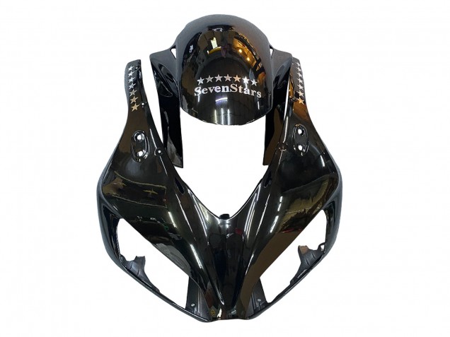 2006-2007 Honda CBR1000RR Motorcycle Fairings - Glossy Black Gold SevenStars Canada Websites