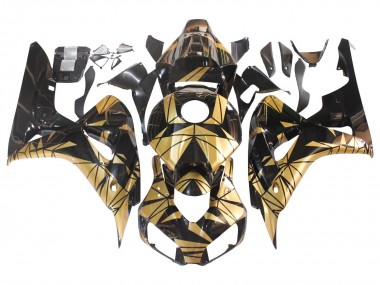 2006-2007 Honda CBR1000RR Motorcycle Fairings - Gold Glossy Black Canada Websites