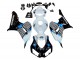 2006-2007 Honda CBR1000RR Motorcycle Fairing - White Blue Glossy Black Canada Websites