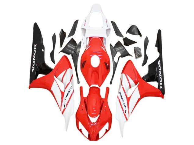 2006-2007 Honda CBR1000RR Motorcycle Fairing - White Red Glossy Black Canada Websites