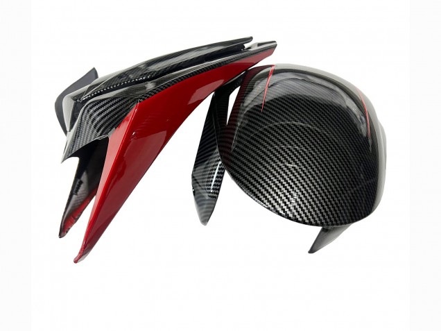 2008-2011 Honda CBR1000RR Motorcycle Fairings - Black Carbon Fiber Red Canada Websites