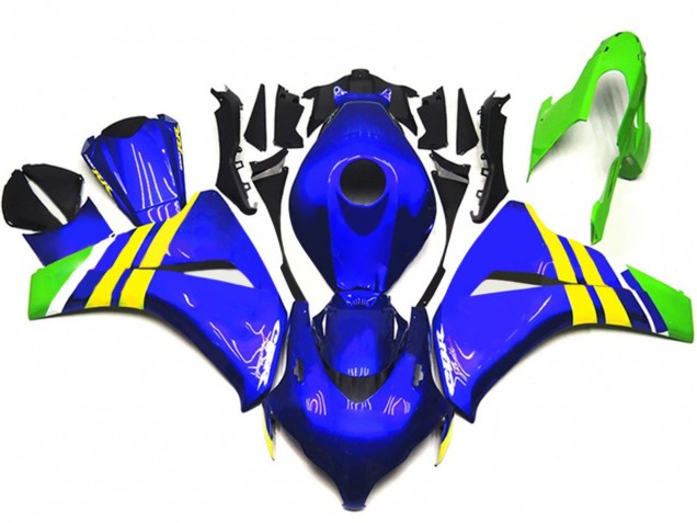 2008-2011 Honda CBR1000RR Motorcycle Fairings - Blue Yellow White Green Canada Websites