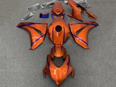 2008-2011 Honda CBR1000RR Motorcycle Fairings - Orange Blue Stripe Canada Websites