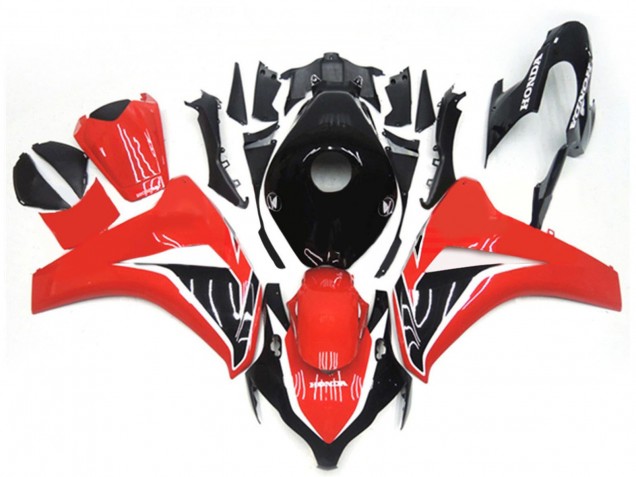 2008-2011 Honda CBR1000RR Motorcycle Fairing Kits - Red Glossy Black Canada Websites