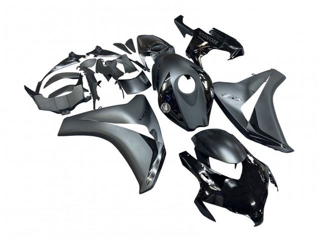 2008-2011 Honda CBR1000RR Motorcycle Fairings - Grey Glossy Black Canada Websites