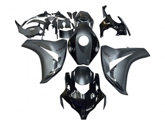 2008-2011 Honda CBR1000RR Motorcycle Fairings - Grey Glossy Black Canada Websites