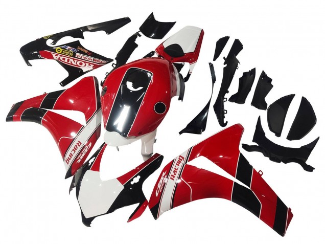 2008-2011 Honda CBR1000RR Motorcycle Fairings - Red White Glossy Black Racing Canada Websites