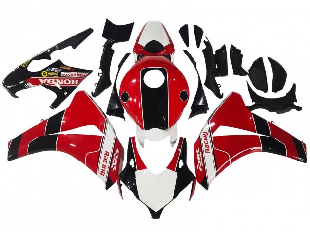 2008-2011 Honda CBR1000RR Motorcycle Fairings - Red White Glossy Black Racing Canada Websites