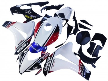 2008-2011 Honda CBR1000RR Motorcycle Fairings - White Red Blue Black Star Lee Carrera Canada Websites
