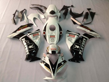 2012-2016 Honda CBR1000RR Motorcycle Fairings - White Glossy Black Rizoma Playboy Canada Websites
