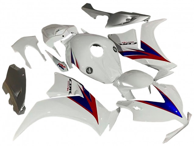 2012-2016 Honda CBR1000RR Motorcycle Fairings - White Red Blue HRC Canada Websites
