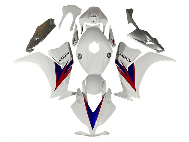 2012-2016 Honda CBR1000RR Motorcycle Fairings - White Red Blue HRC Canada Websites