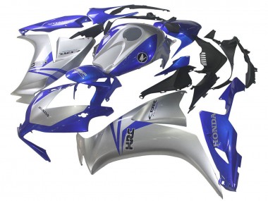 2012-2016 Honda CBR1000RR Motorcycle Fairings - Silver Blue HRC Canada Websites