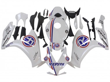 2012-2016 Honda CBR1000RR Motorcycle Fairings - White Blue Red Repsol Canada Websites