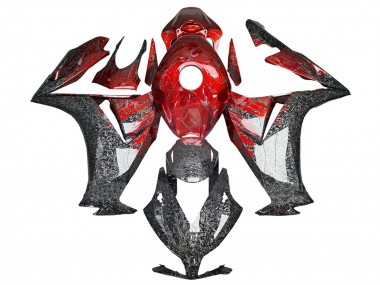 2012-2016 Honda CBR1000RR Motorcycle Fairings - Red Black Forged Carbon Fiber Canada Websites