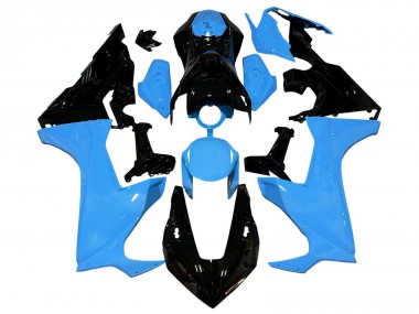 2017-2023 Honda CBR1000RR Motorcycle Fairings - Blue Glossy Black Canada Websites