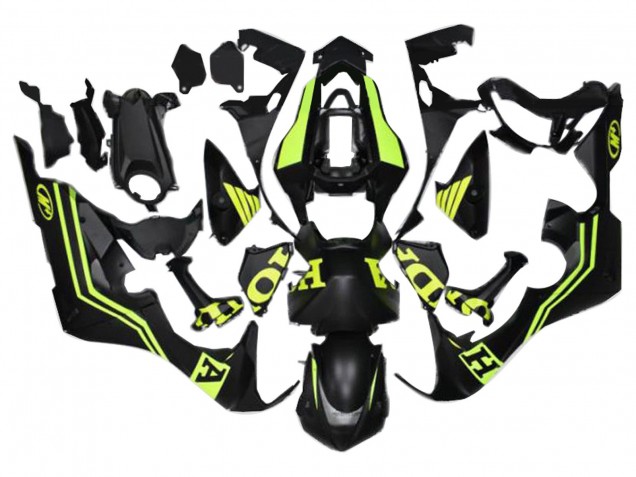 2017-2023 Honda CBR1000RR Motorcycle Fairings - Matte Black Yellow Canada Websites