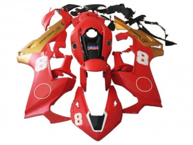 2017-2023 Honda CBR1000RR Motorcycle Fairings - Red Gold Black HRC 8 Canada Websites