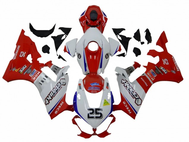 2017-2023 Honda CBR1000RR Motorcycle Fairings - White Red Blue 25 Canada Websites