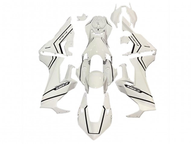 2017-2023 Honda CBR1000RR Motorcycle Fairings - White with Black Stripe Fireblade Canada Websites