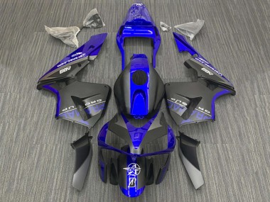 2003-2004 Honda CBR600RR Motorcycle Fairings - Blue Matte Black Canada Websites