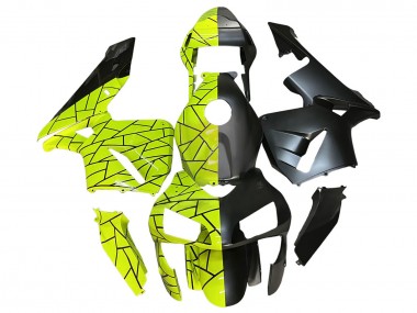 2003-2004 Honda CBR600RR Motorcycle Fairings - Fluorescent Green Matte Black Canada Websites