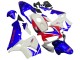 2003-2004 Honda CBR600RR Motorcycle Fairings - White Blue Red HRC Canada Websites