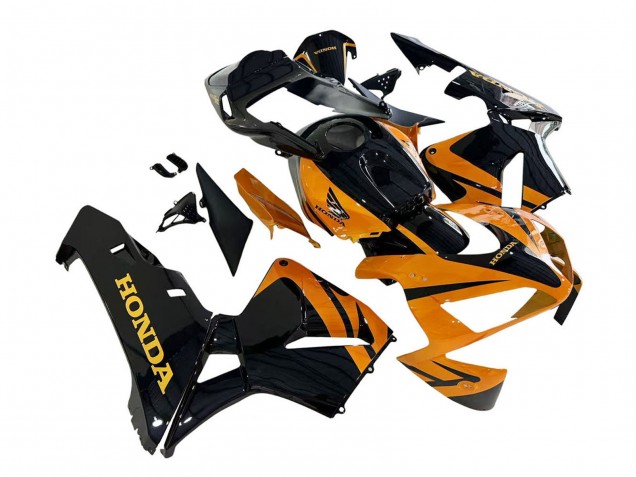 2003-2004 Honda CBR600RR Motorcycle Fairings Kits - Orange White Red Glossy Black Repsol Canada Websites