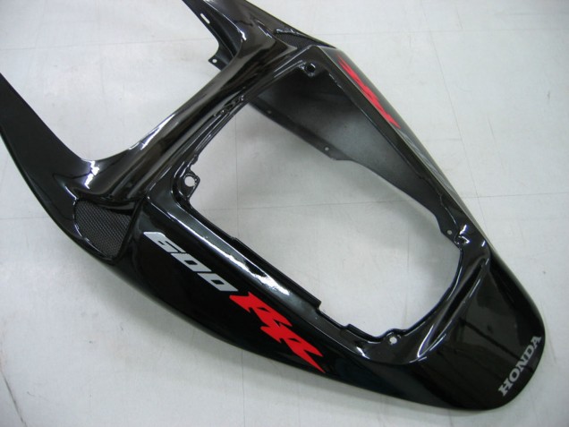 2005-2006 Honda CBR600RR Motorcycle Fairings - Glossy Black Grey Flame Canada Websites