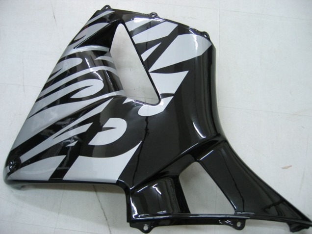2005-2006 Honda CBR600RR Motorcycle Fairings - Glossy Black Grey Flame Canada Websites