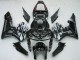 2005-2006 Honda CBR600RR Motorcycle Fairings - Glossy Black Grey Flame Canada Websites