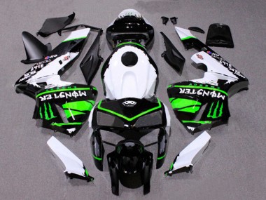 2005-2006 Honda CBR600RR Motorcycle Fairings - White Black Green Monster Canada Websites