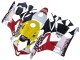 2007-2008 Honda CBR600RR Motorcycle Fairings - White Yellow Red Repsol HRC Canada Websites
