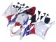 2009-2012 Honda CBR600RR Motorcycle Fairings - White Red Blue Canada Websites