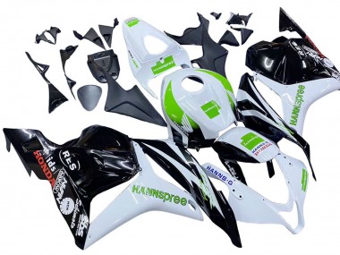 2009-2012 Honda CBR600RR Motorcycle Fairings - White Green Glossy Black Hannspree Canada Websites