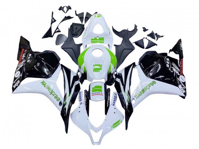 2009-2012 Honda CBR600RR Motorcycle Fairings - White Green Glossy Black Hannspree Canada Websites