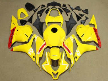 2009-2012 Honda CBR600RR Motorcycle Fairings - Yellow Red White Repsol Canada Websites