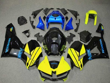 2013-2023 Honda CBR600RR Motorcycle Fairings - Blue Yellow Glossy Black Canada Websites