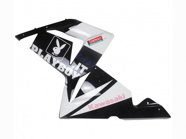 2004-2005 Kawasaki ZX10R Motorcycle Fairings - Black Pink White Playboy Motul Canada Websites