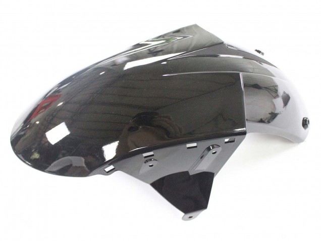 2004-2005 Kawasaki ZX10R Motorcycle Fairings - Black with Green Flame Ninja Canada Websites