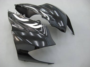 2004-2005 Kawasaki ZX10R Motorcycle Fairings - Black White Canada Websites