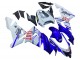 2004-2005 Kawasaki ZX10R Motorcycle Fairings - Glossy Blue White Fiat Motul Canada Websites