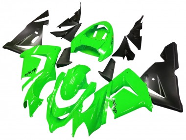 2004-2005 Kawasaki ZX10R Motorcycle Fairings - Green Black Ninja Canada Websites