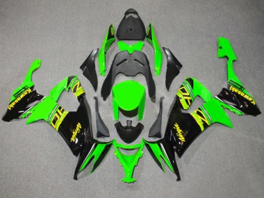 2008-2010 Kawasaki ZX10R Motorcycle Fairings - Green Glossy Black Yellow Canada Websites