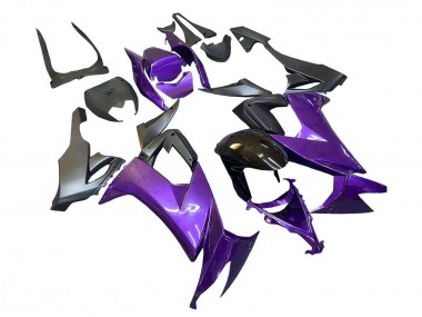 2008-2010 Kawasaki ZX10R Motorcycle Fairings - Purple Black Canada Websites