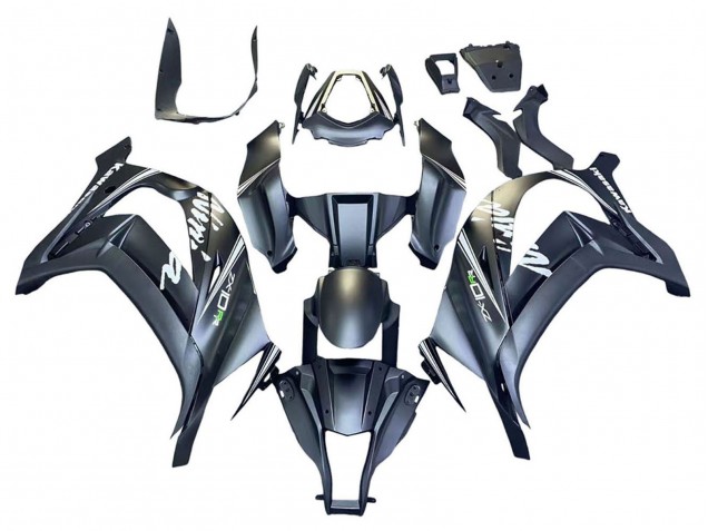 2011-2015 Kawasaki ZX10R Motorcycle Fairings - Matte Grey White Green Canada Websites